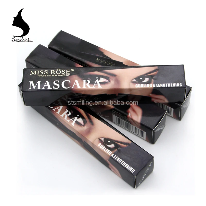 
Miss Rose 4D Fiber Lengthening Extension Volume Mascara Black Ink Waterproof 3d Fiber Eyelash Extension Mascara 
