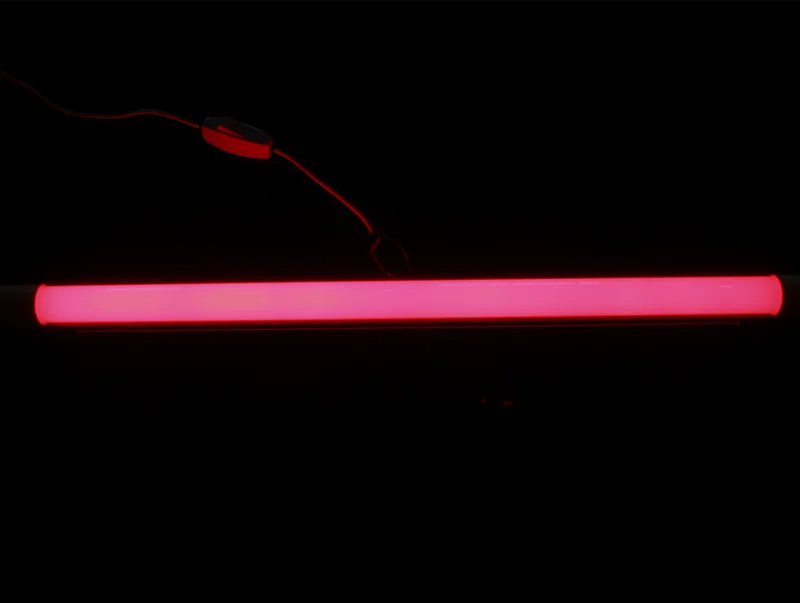 fresh meat led tube pink color T8 G13 aluminum and PC meat tube