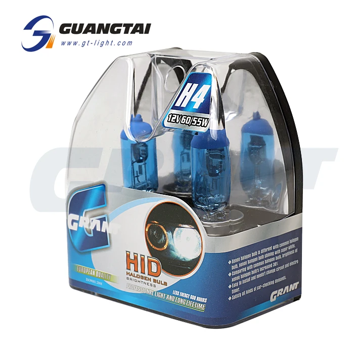 Grant super white vision 12v 60/55w h4 halogen light
