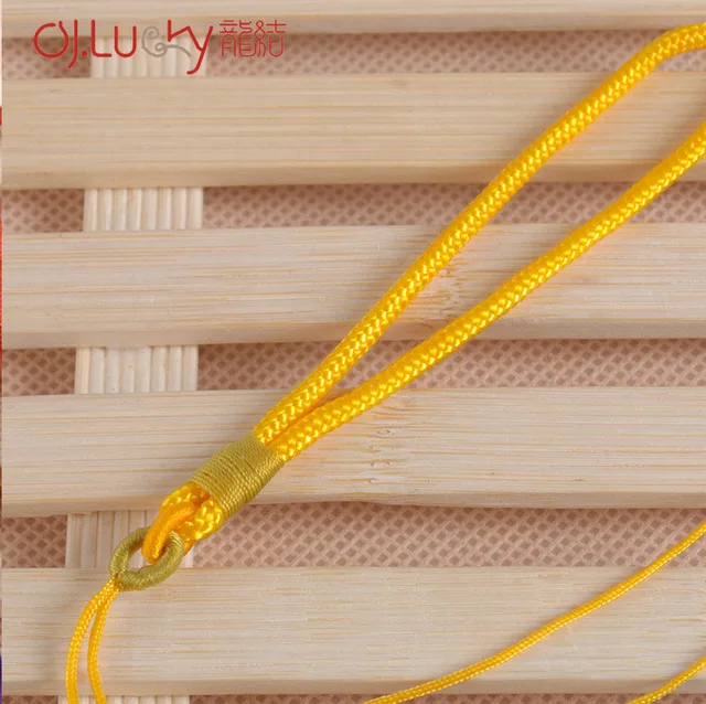 LONGJIE factory wholesales Chinese knot accessories hand rope with tassel DIY car hanging hand-woven rope accept customized