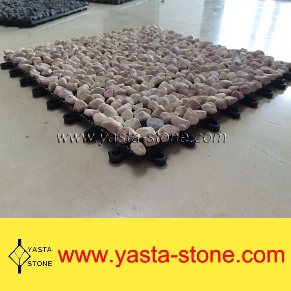 Cheap Cobble Stone Interlocking Pebble Stone Tile