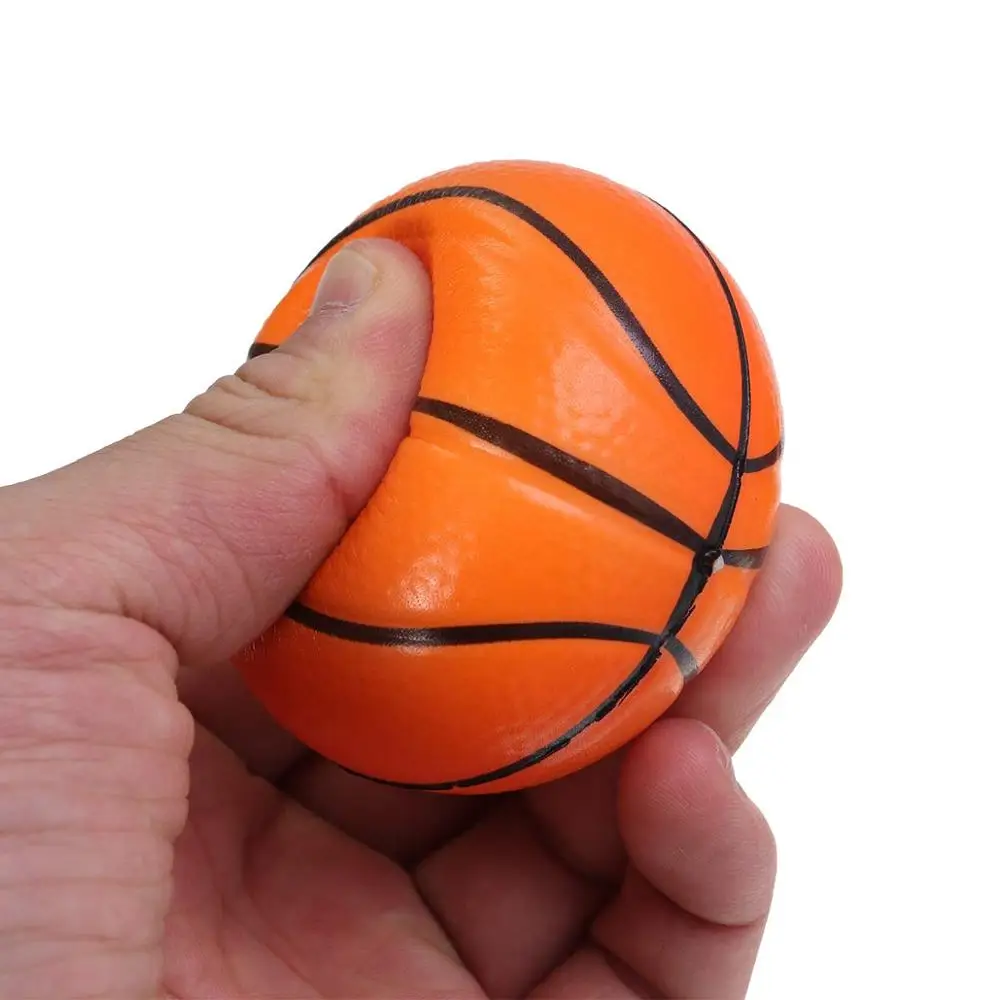 Wholesale PU Foam Ball Stress Ball Basketball Shape