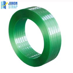 High Tension green PET strap for packing wooden and glass