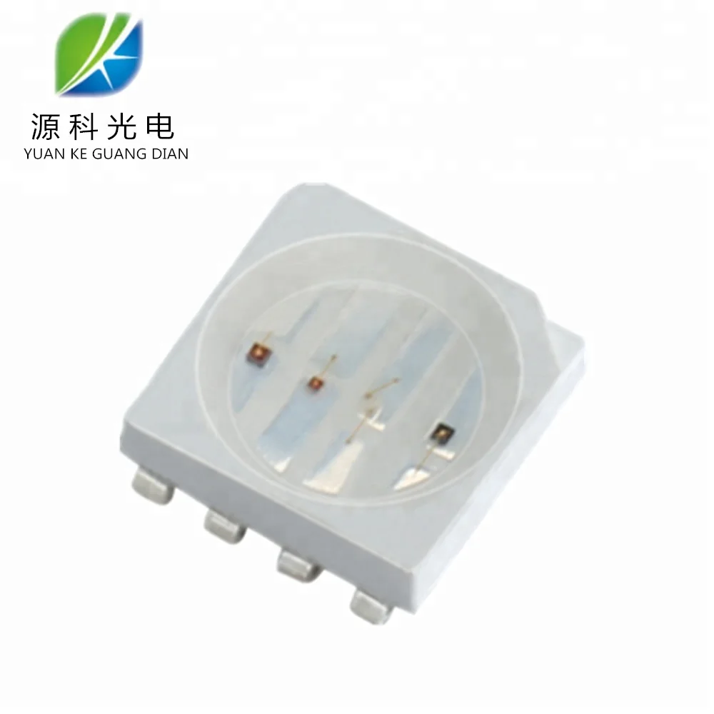 High Quality custom Diode for Strip Light PLCC-8 SMD 5050 8-Pin RGBA 4-in1 RGB LED Chip