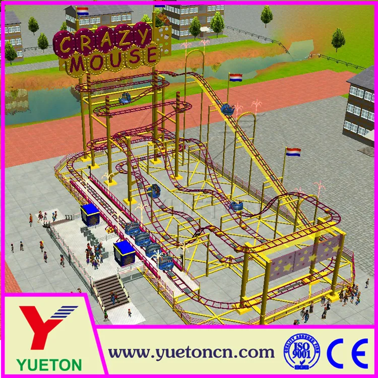 Amusement Theme Park Rides Playground Equipment Thrilling Rides Wild Mouse RollerCoaster