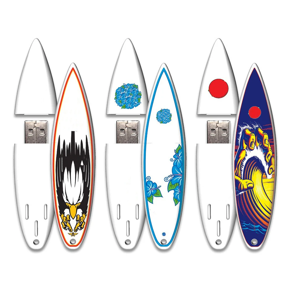 Водное растение из пластика для занятий серфингом на доске, USB флеш-накопитель 2,0 1 Гб 2 Гб 4GB/8GB/16GB/32GB/64GB с изготовленным на заказ логосом