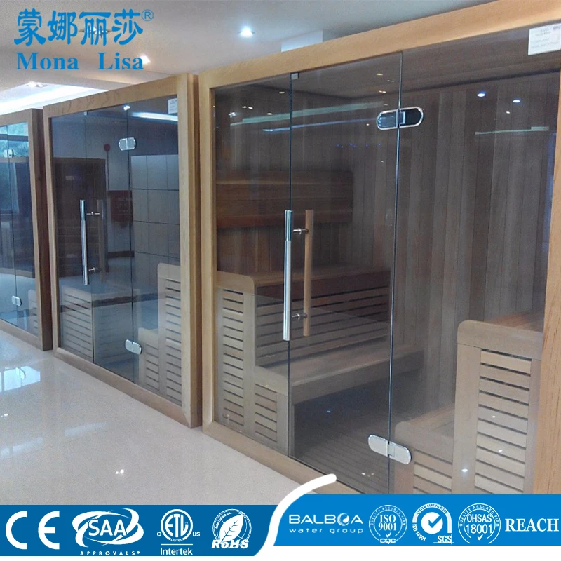 M-6054 colorful sauna cabin with LED saunas room dry steam room