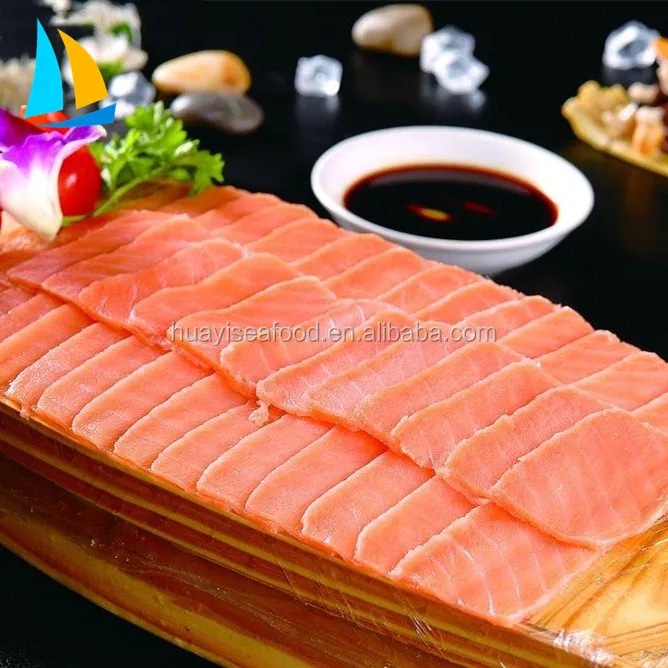 healthy food fresh pink fish Frozen Salmon