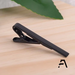 Оптовая продажа простой зажим для галстука с чистым рисунком