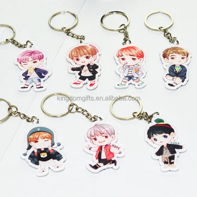 Acrylic Keychain One/Two Sided Custom Keychain, Plastic Keychain Custom Made
