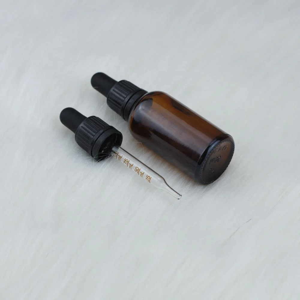 18/415 common shape tamper evident dropper cap  glass pipette for dispensing bottle