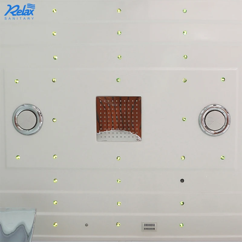 Walk in shower sliding door square shower room white luxury toilet shower enclosure