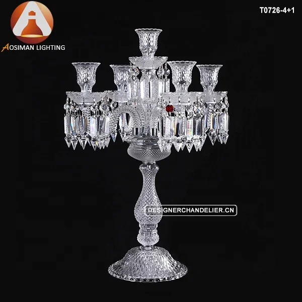 Baccarat Crystal Candelabra 5 Candle