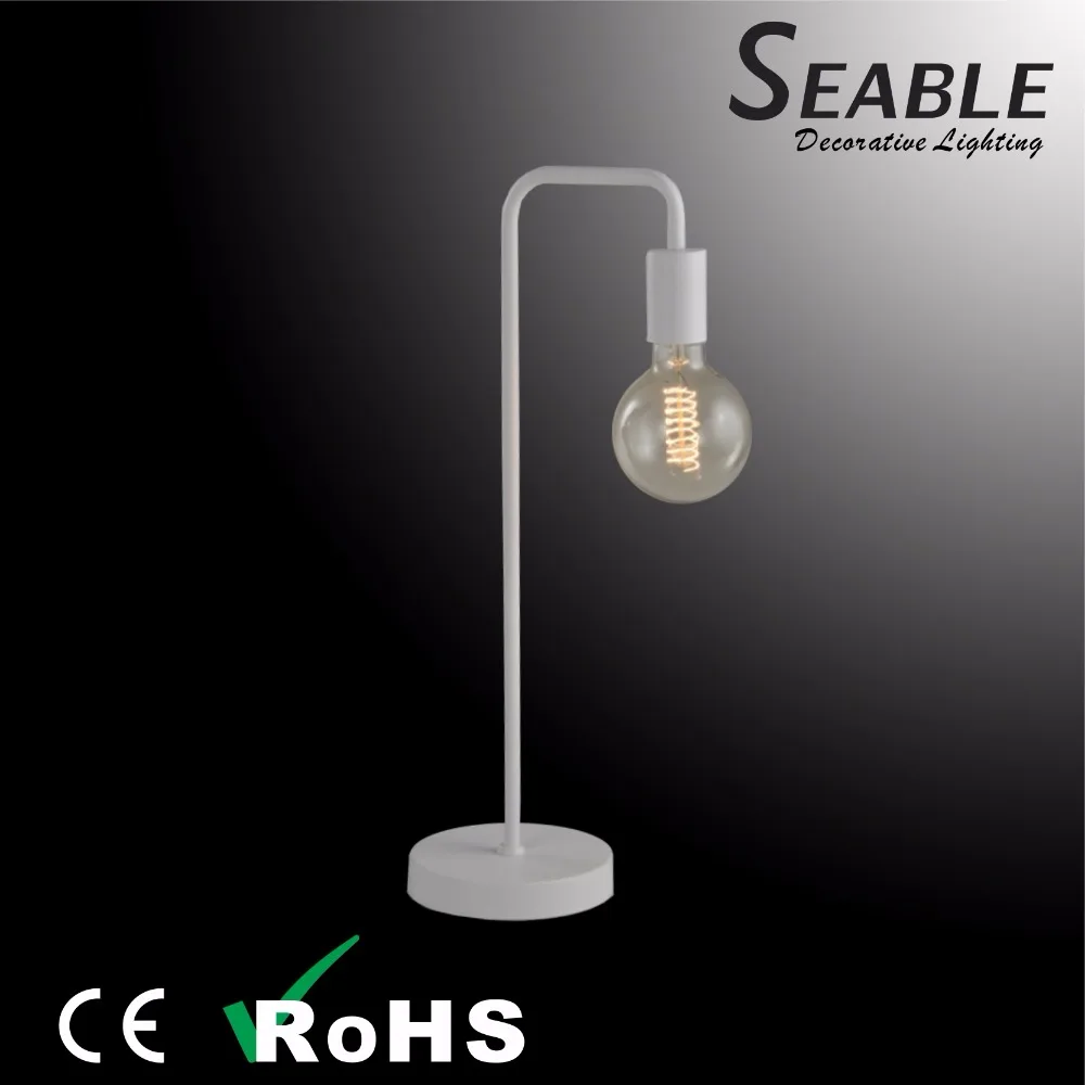 2022 Edison E27 bulb iron base vintage table lamp for home