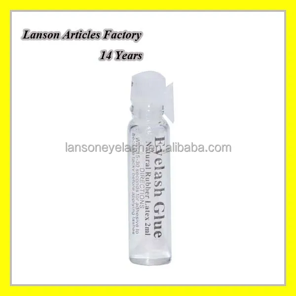 Glass bottle wholesale strong false eyelash adhesive/strip eyelash glue with Certification