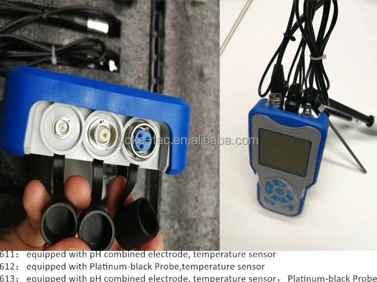 P611 cheap Laboratory digital portable PH/ORP/Temperature tester meter