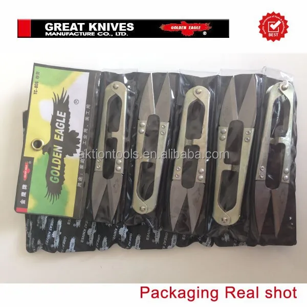 
Wholesale Golden Eagle Yarn Scissors Golden handle 12+1 Thread Cutter with the Best Quality 