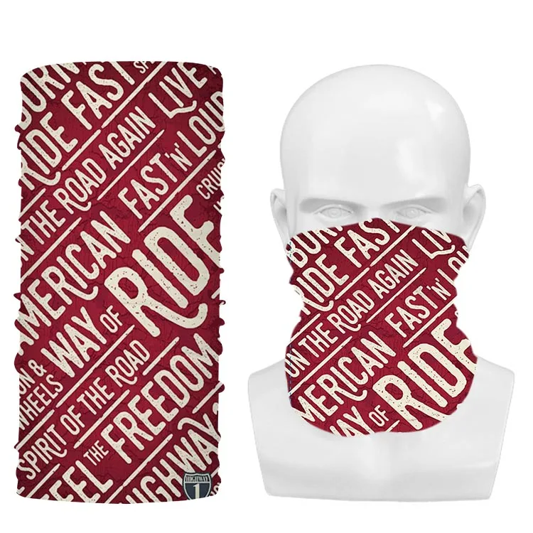 Wholesale Print OEM Welcome Multifunctional Seamless Tube Headband Multifunctional Tube Bandana