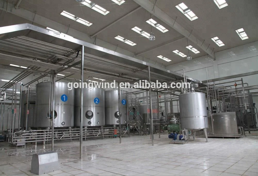Automatic uht milk plant auto cow goat UHT milk processing machine making equipment machinery cost cheap price for sale