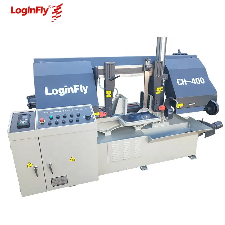 Semi Automatic Aluminium Cutting Band Saw Machine (CH-4060)