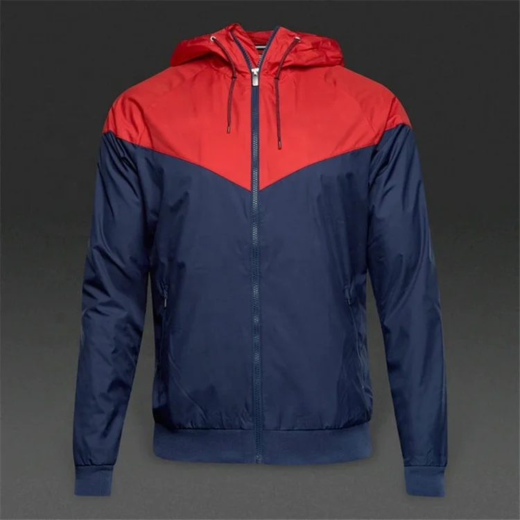 New Arrival Outdoor Waterproof  Hooded soccer windbreaker