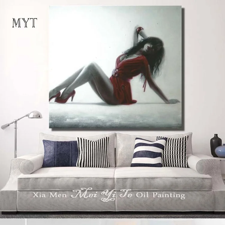 
MYT Modern Woman Sexy Body Naked Art Oil Paintings Home Decoration 