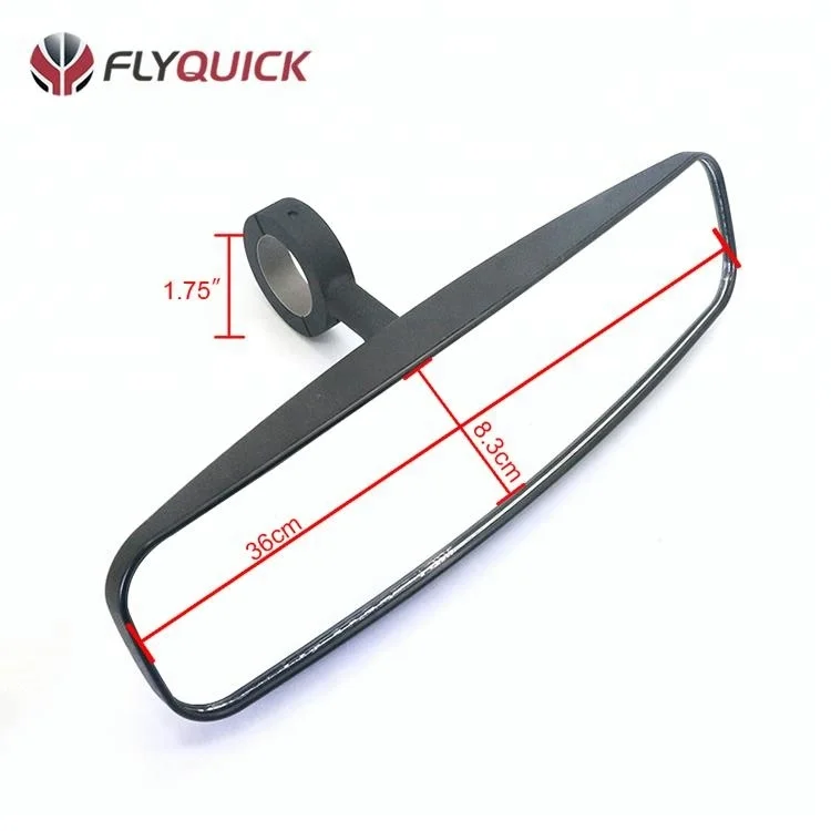 Black Utility Vehicle  Rearview Utv Rear View Mirror UTV Mirror