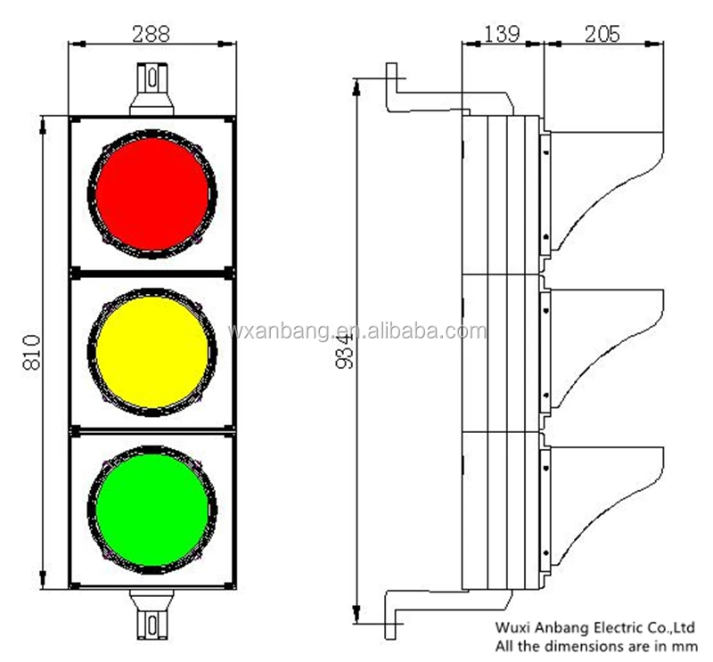 Led traffic warning light traffic light signal light red yellow green