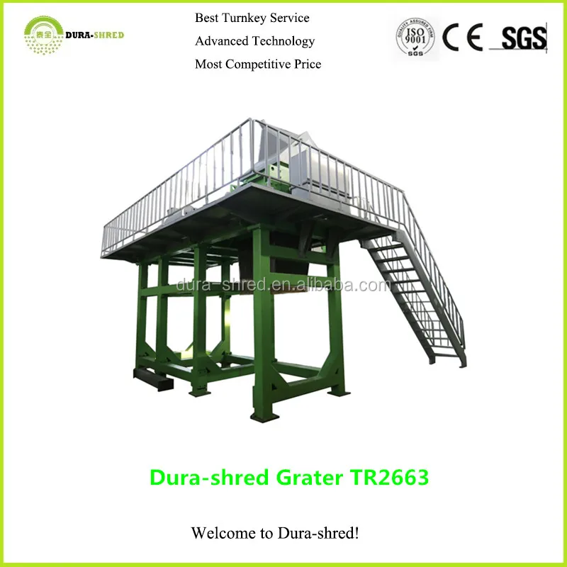 Grater Rasper Dura-shred Fully Automatic Truck Tyre Vulcanization Comminution Machine Tire Recycling Machine New Product 2023