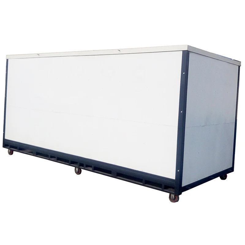 
Removable folding foldable container for transport and store cargo 