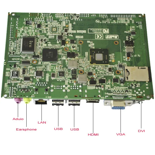 Встроенный мини Промышленная материнская плата с PCIE PCM3-D2550