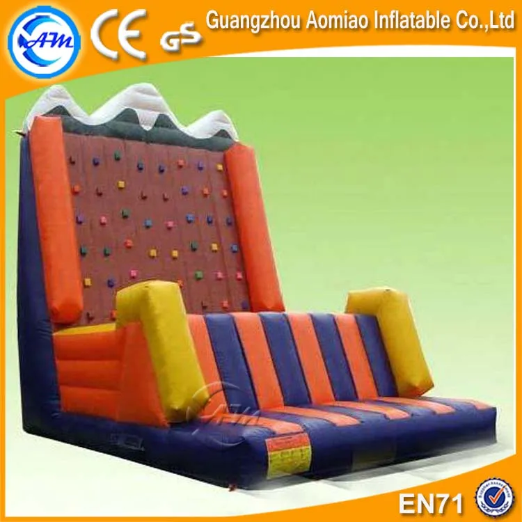 Kids Inflatable Climbing Wall Inflatable Rock Climbing Game Outdoor Interactive Sport Game for sale