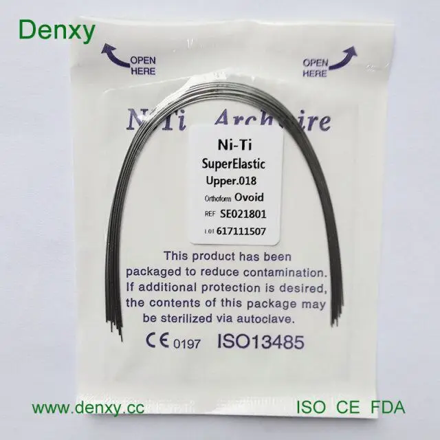 
Denxy Dental dental product CE rectangular / round arch wire orthodontic 