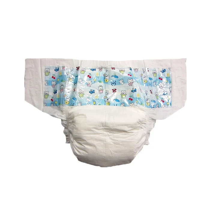 Производство мягких и дышащих одноразовых детских подгузников с принтом