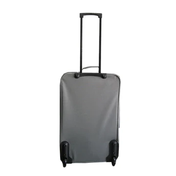 
China Luggage Factory Supply Cheap 3pcs Eva Trolley Luggage Suitcase Sets In Grey With Lime Trimming 