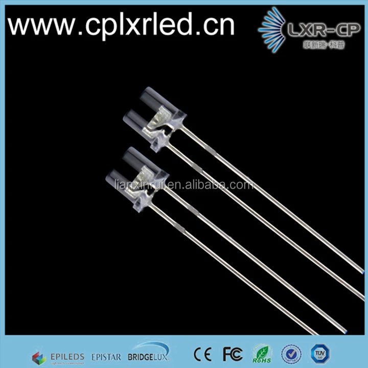 Теплый чистый натуральный холодный белый 5 мм flat top глава обломок диод