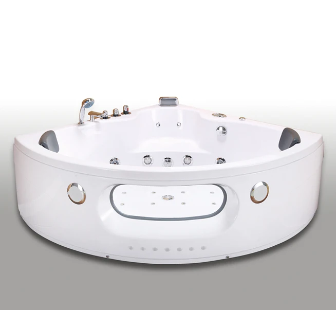 2023 Home Luxury Brand New Whirlpool For Hotel Bathroom Clear Acrylic Corner Bathtub Spa Soaking Tub Tubs Rooms
