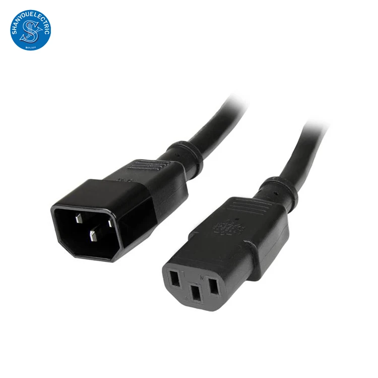  Американский 3pin 14 AWG NEMA 5-15P к IEC 320 C13 шнур питания переменного