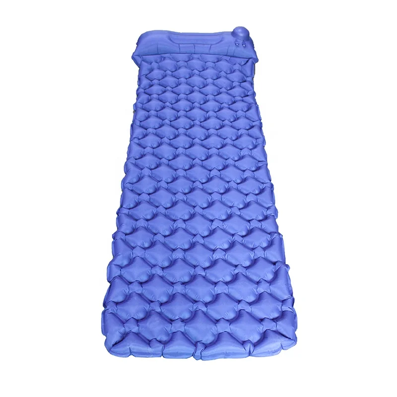OEM Outdoor Wholesale Travel Camping Mattress Inflatable Sleeping Mat With Pillow