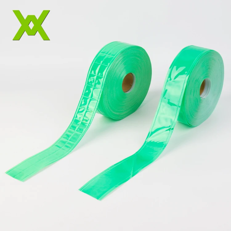 
high visibility clear waterproof pvc self adhesive film reflective tape 