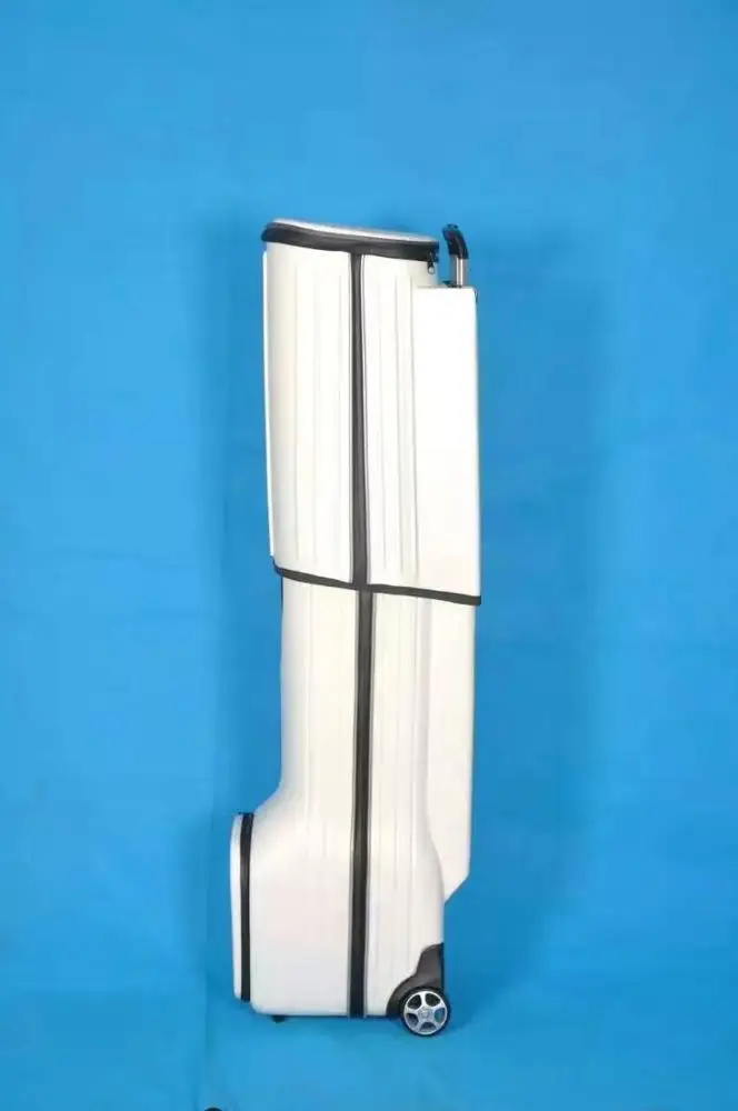 telescopic hard case golf bag with travel wheels