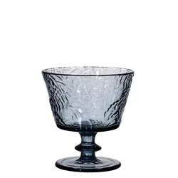 Samyo new design patent manufacturing colored pressed ice cream glass