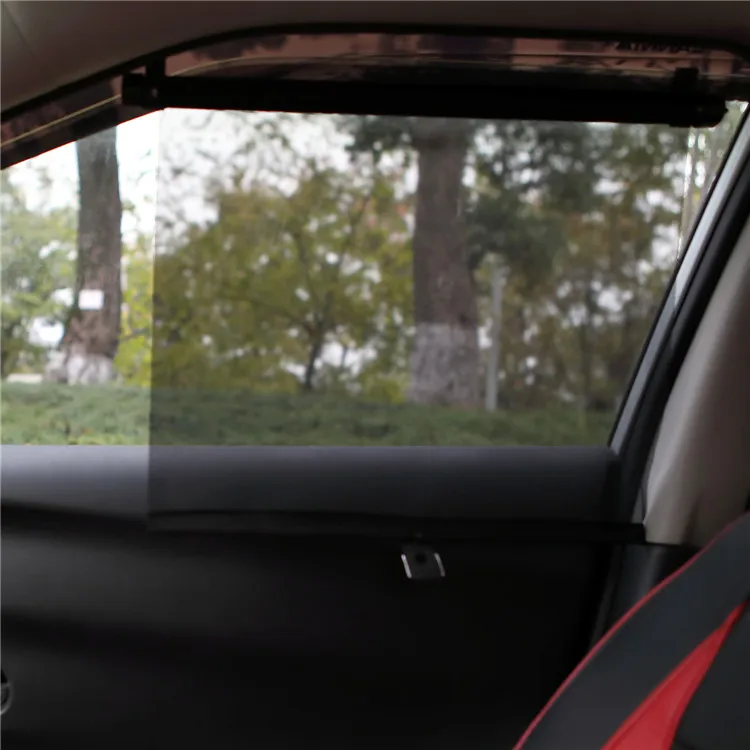 Рекламный нейлоновый сетчатый выдвижной роликовый полиэфирный автомобильный солнцезащитный козырек