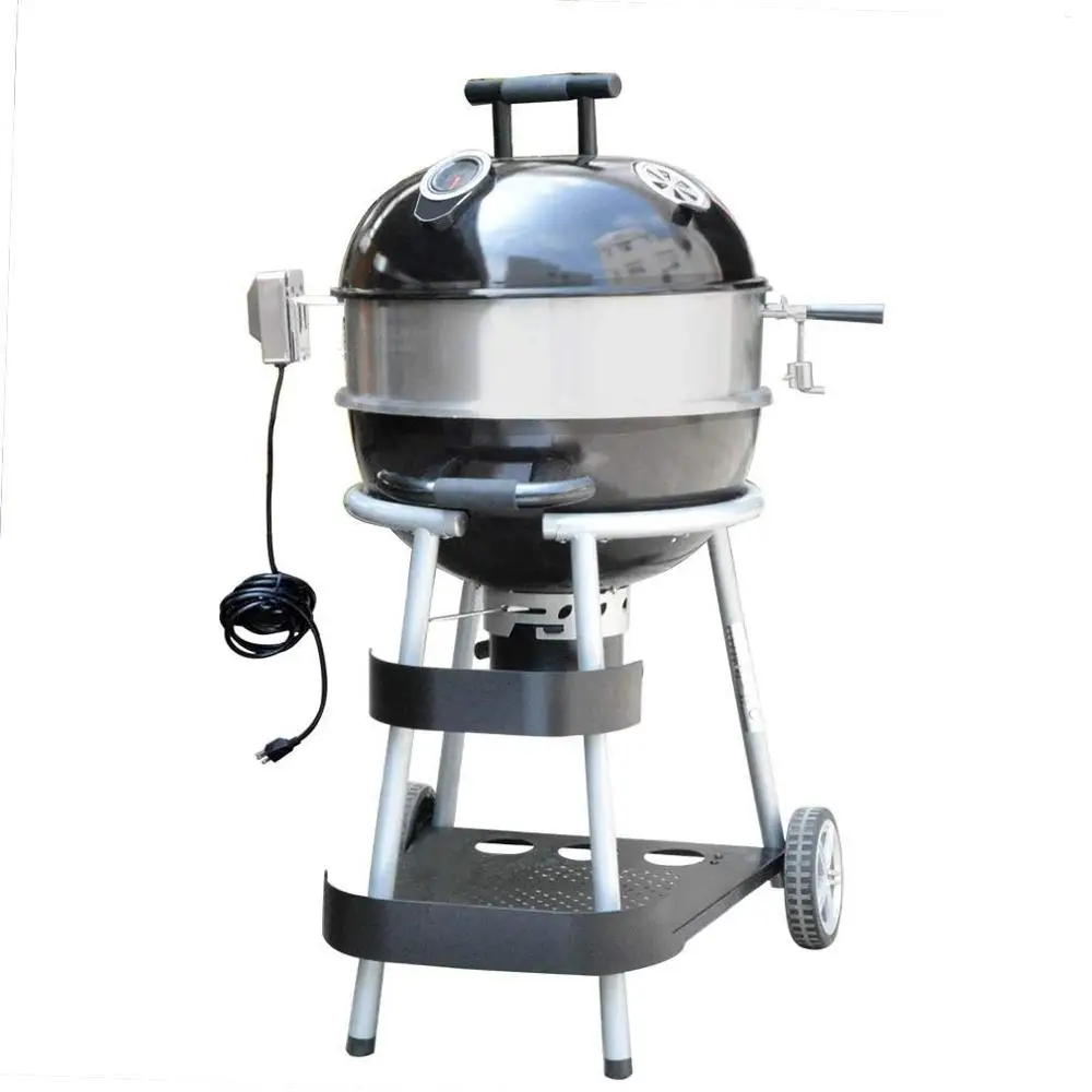 Charcoal Kettle Rotisserie  Kit for Select 22-1/2 Inch and 18-1/2 Inch Charcoal Grill Models