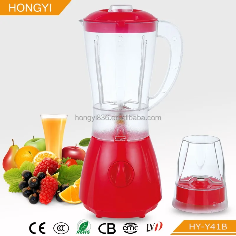 Newest blender smoothie maker power juicer 1.5L plastic table blender mixer juicer