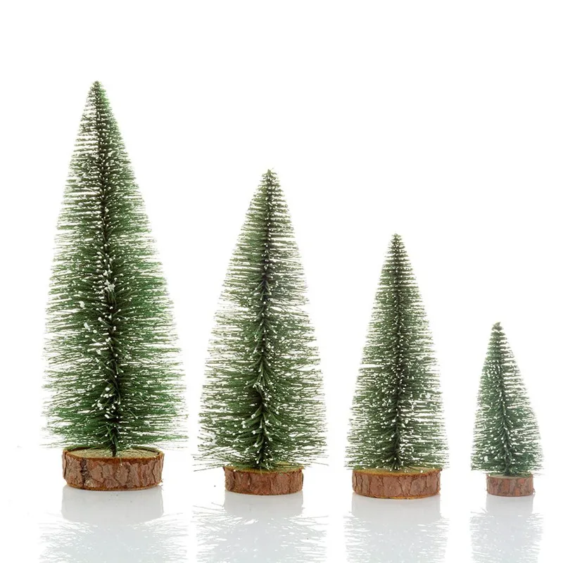 Christmas Tree Mini Christmas Decoration For Home Xmas 5 size A Small Pine Tree Placed In The Desktop