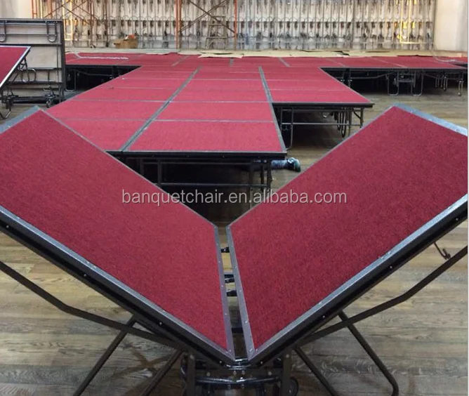 
Cheap trailer folding mobile stage for sale FT-801 