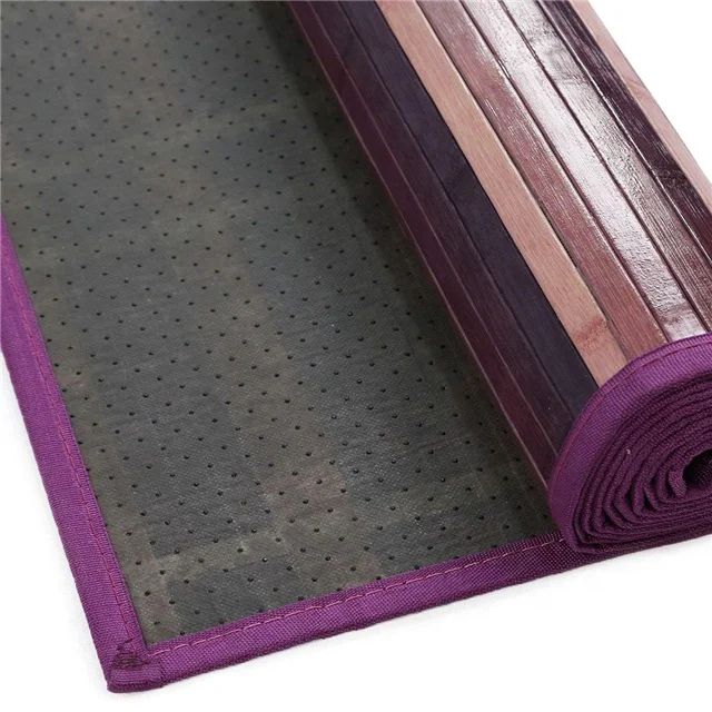 
Venice Natural Bamboo Floor Mat Bamboo Area Rug Indoor Carpet Elegant Non Skid Backing Floor Runner Mat For Home Kitchen Office 