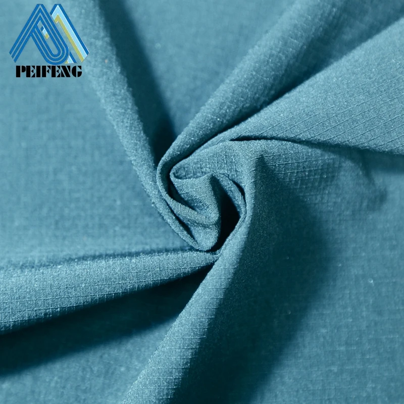 
NSBFH1555 0.2*0.3 ribstop nylon woven stretchy polyamide spandex fabric 