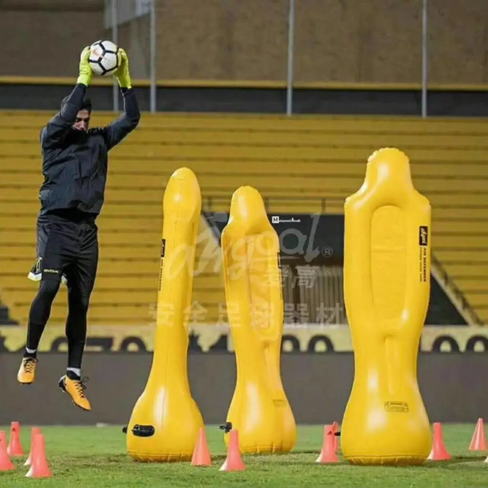 Hot Sales Goalkeeper Equipment 185cm air Yellow Dummy Articulated Dummy Mannequin
